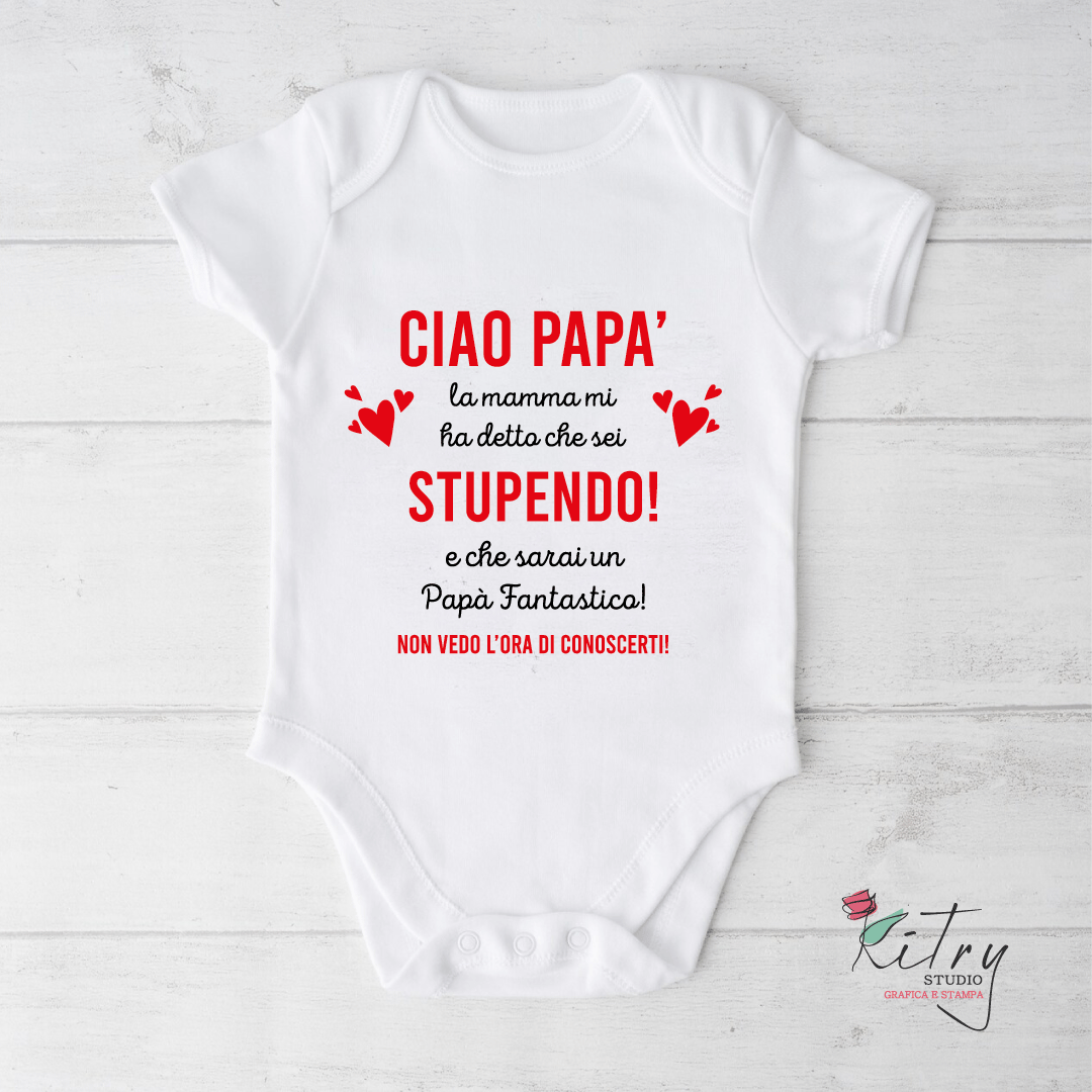 Body Neonato - Festa del Papà