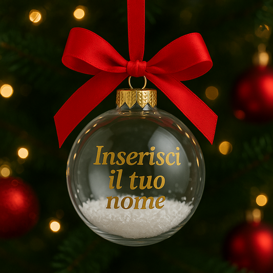 Pallina di Natale Personalizzata